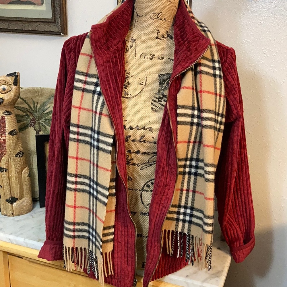 Woolrich Quality Deep Ruby Kinsdale Jacket Zip M! Gem